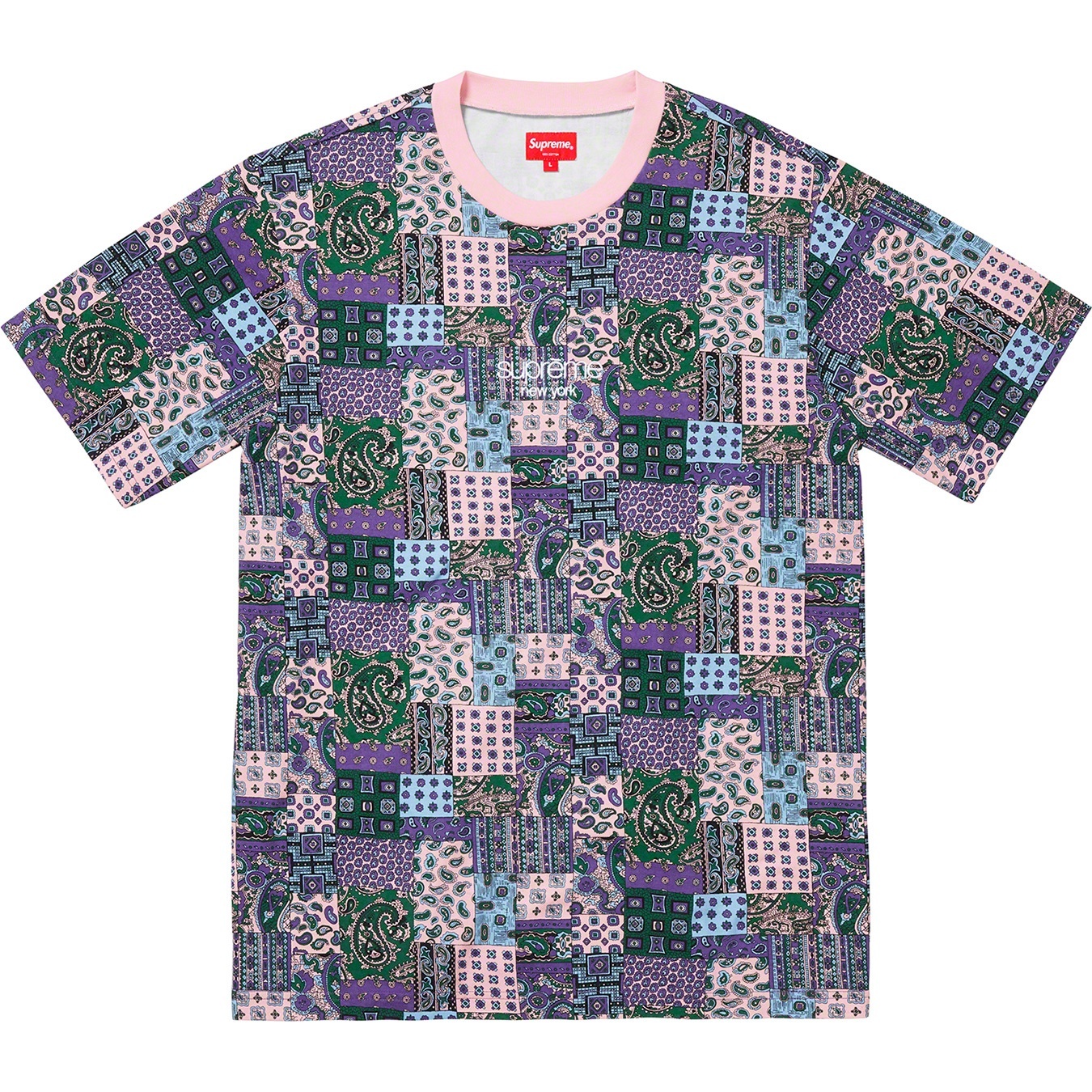 Patchwork Paisley S/S Top view 3